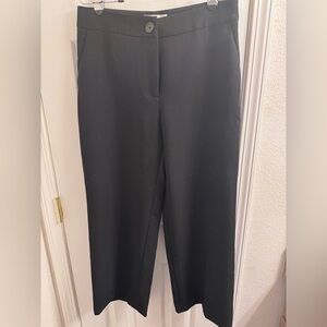 Mango Black Tailored High Waisted Wide Leg Trousers